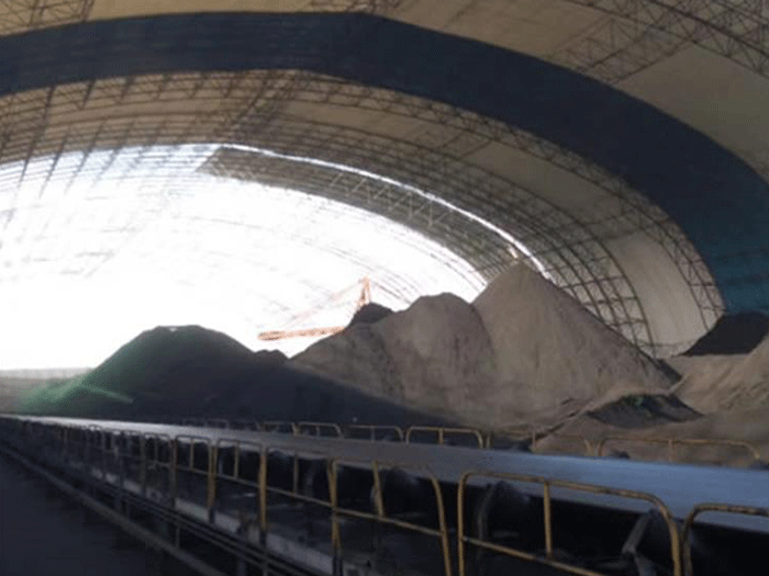 宣城煤棚料仓网架